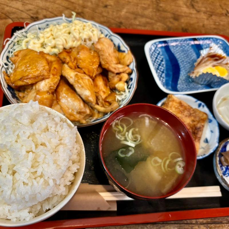 鳥照り焼き定食(おかずや千代)