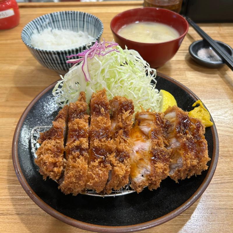 上ロースカツ定食(とんかつ 檍 京急蒲田店)