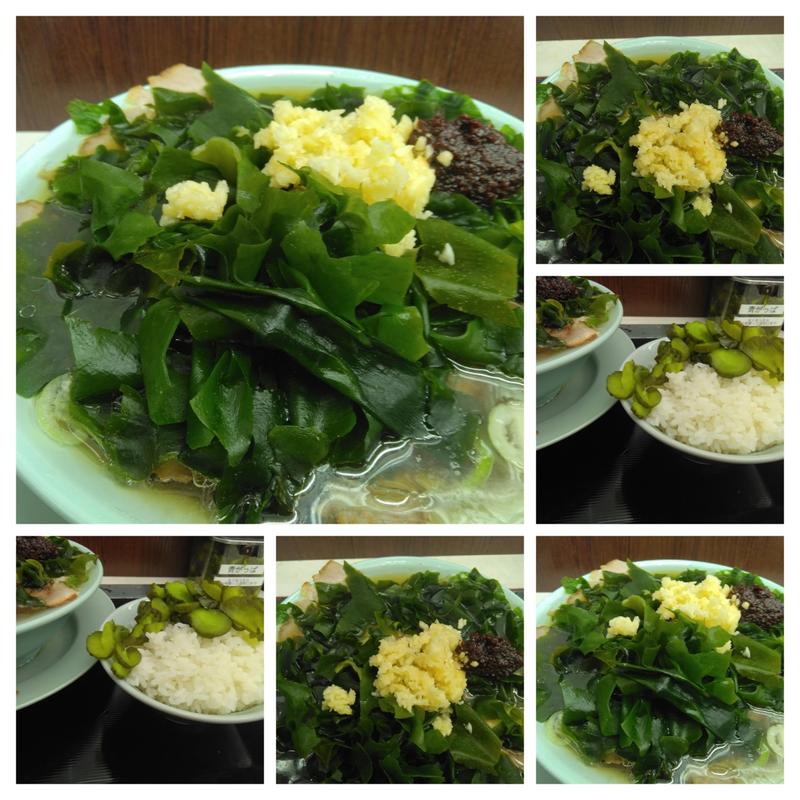 チャーシュー麺わかめトッピング(新橋ニューともちんラーメン蒲田西口駅前店)