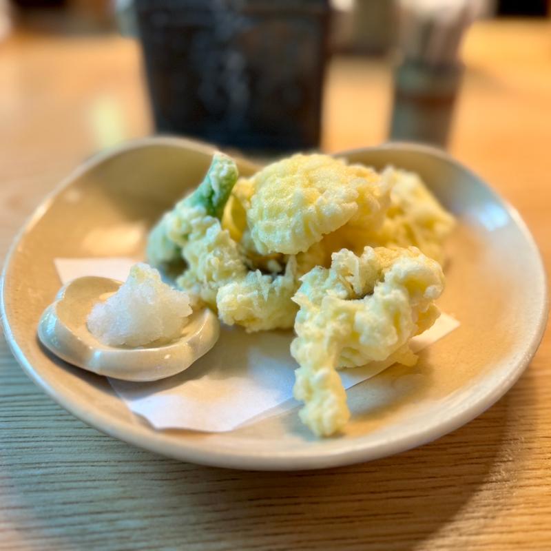 鱧の天ぷら(九つ井 本店)