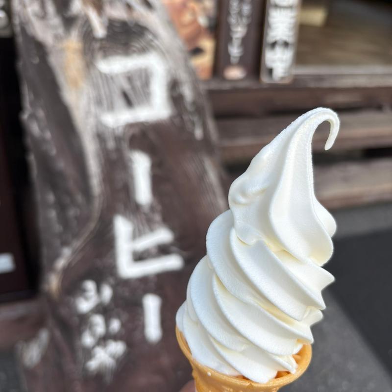 ソフトクリーム(菅沼山小や)