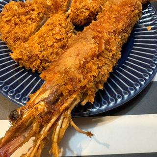 天然特大海老フライ