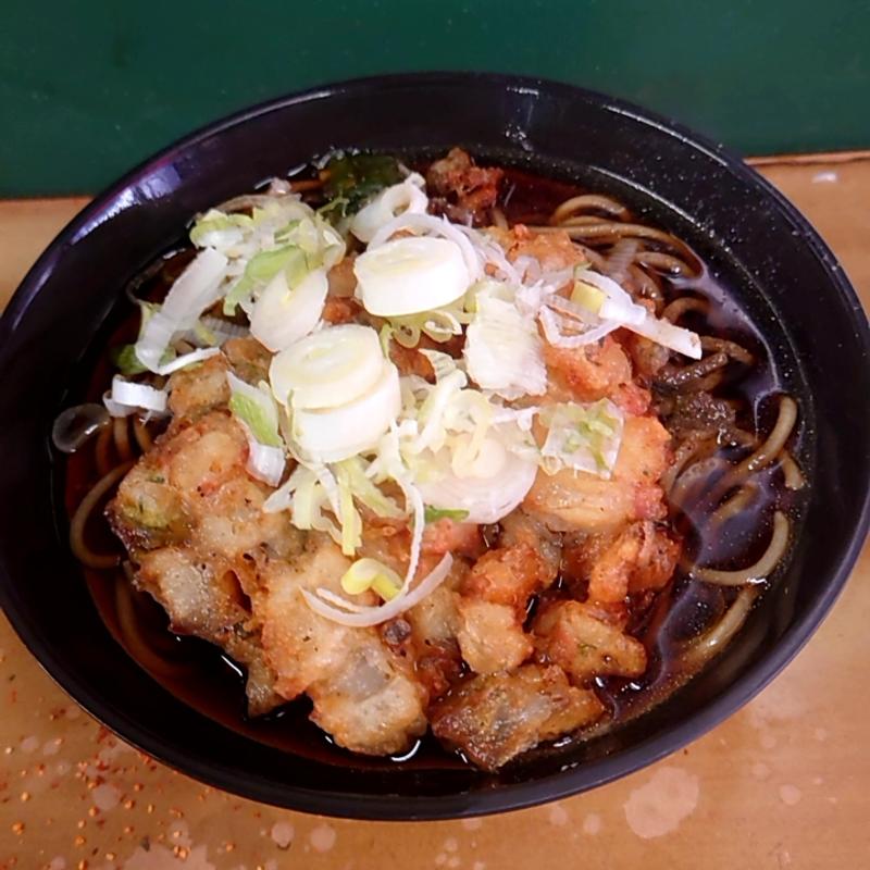 天ぷらそば(天亀そば )