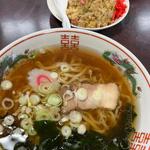 しょうゆラーメン 半チャーハンセット