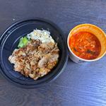 カルビ丼　ミニユッケジャンスープセット