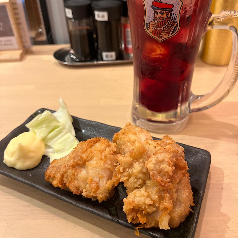 鶏のから揚げ(立ち飲み やみー ふたつめ)