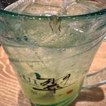 翠ジンソーダ