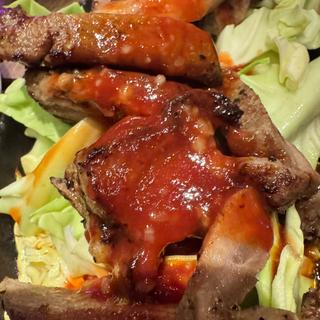 肉厚ガーリックトンテキ