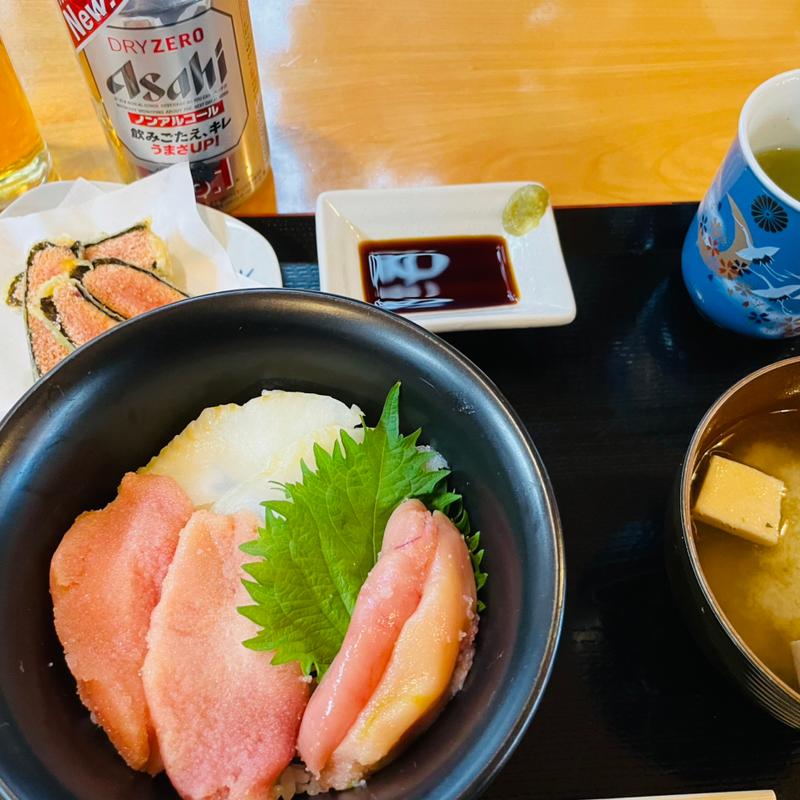 たらこ丼(たらこ家 虎杖浜 （こじょうはま）)