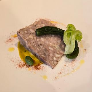 豚肉と砂肝を使ったパテ(み乃家)