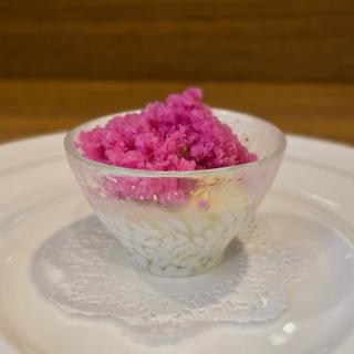 季節のアイスとグラニテ