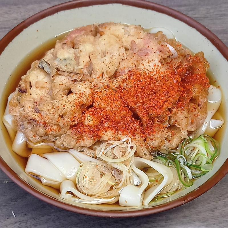 天ぷらきしめん(きそば 鈴一（すずいち）)