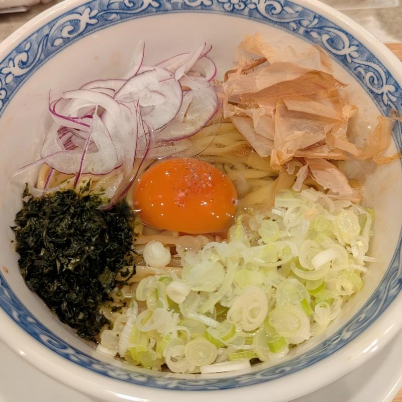 T K M   たまごかけ麺(鶏白湯そば 岸良)