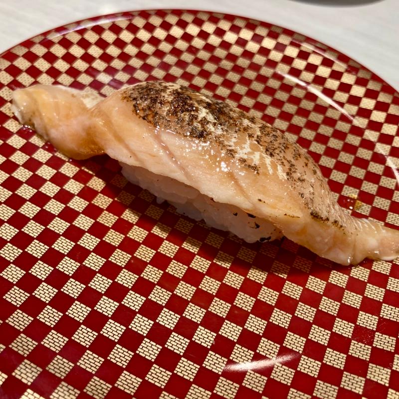 大切りトロサーモン炙り(魚べい 西那須野南郷屋店 （ウオベイ）)