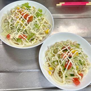 冷しゃぶサラダうどん(ベルクス 東墨田店)