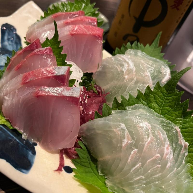 勘八刺身　平目刺身盛り(旬鮮酒肴 あら磯)