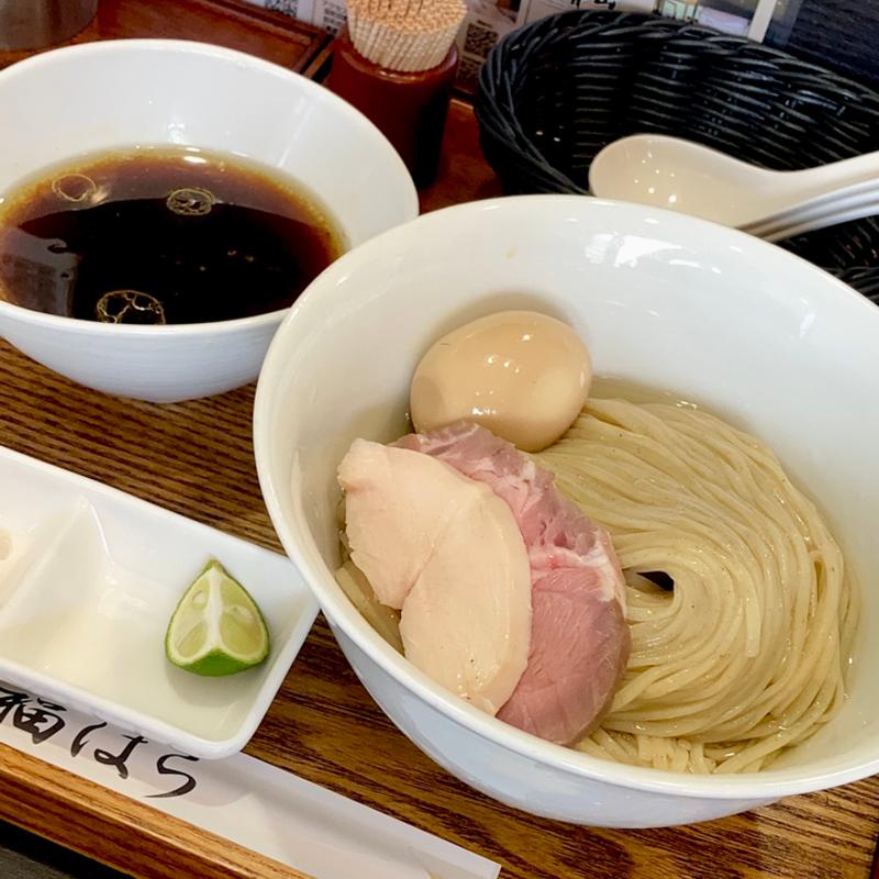 大和肉鶏の濃密昆布水つけそば(麺や福はら)