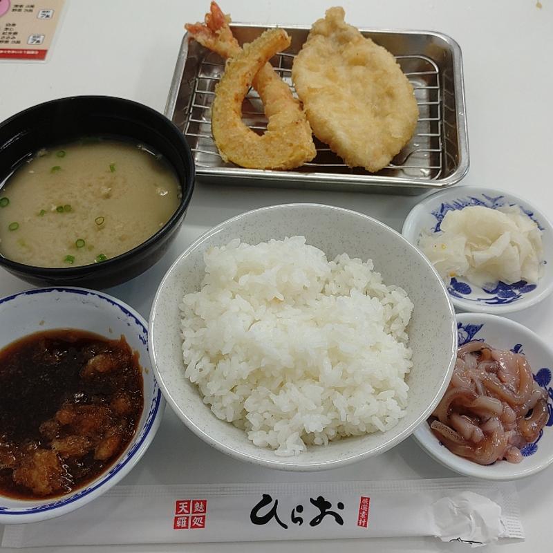 あじわい定食(天麩羅処ひらお 本店)