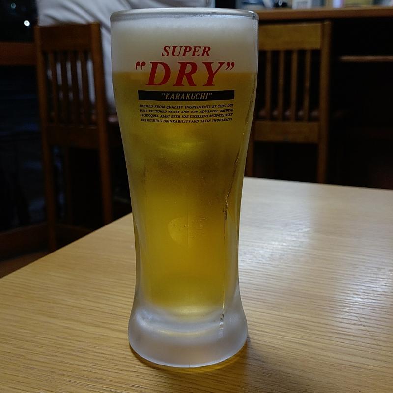 生ビール(旦過屋台寿し・満天)