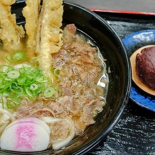 肉ごぼう天うどん