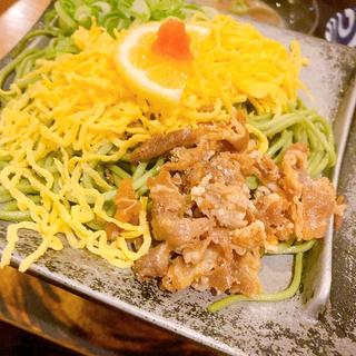 瓦そば（瓦そば唐揚げセット）