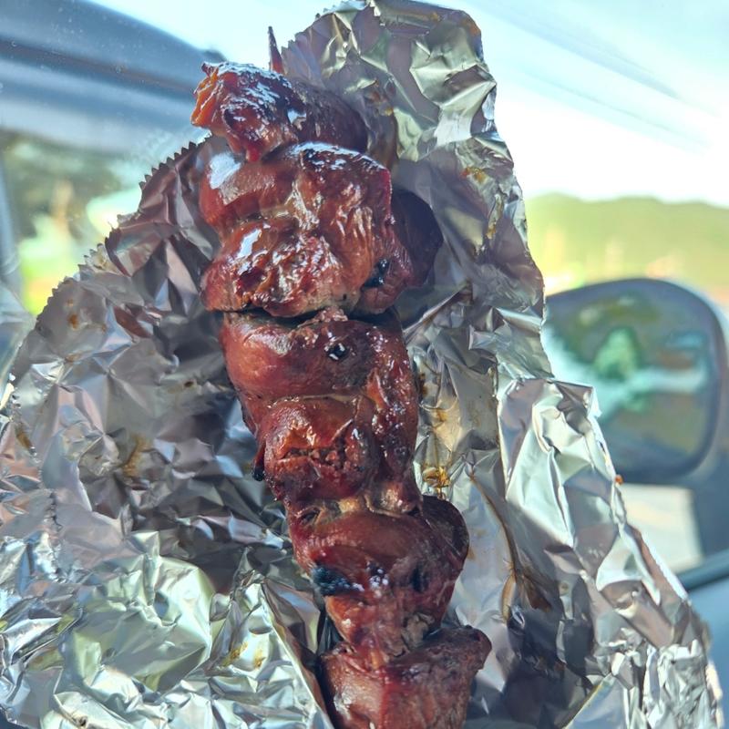 鳥肝大串(炭火焼鳥 さわら街道)