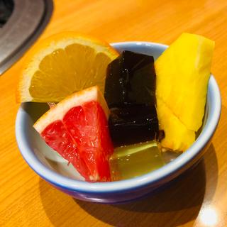 フルーツサラダ_なべしまランチ