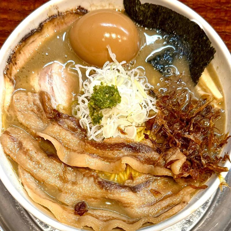 B濁りスープ 悪魔SP 青唐辛子付き(元祖一条流がんこラーメンたま館分店)