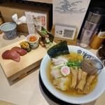 松 赤酢握り鮨と中華そばセット