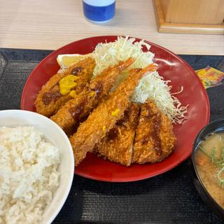 海老ロースカツ定食