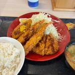 海老ロースカツ定食(かつや 群馬渋川店)