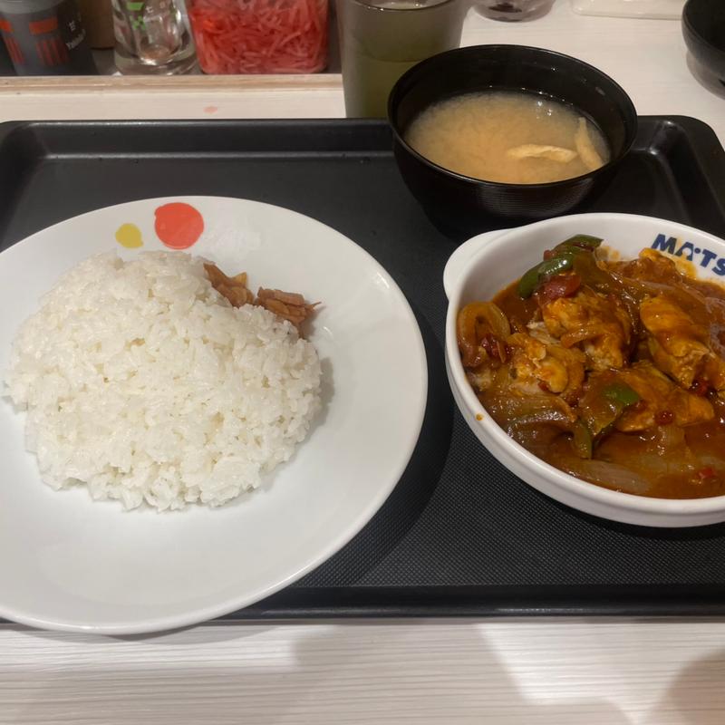 デビルチキン定食(松屋 秋葉原店 )