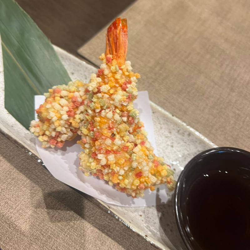 サービスランチ(海老の五色あられ揚げ)(創作料理 吉野)