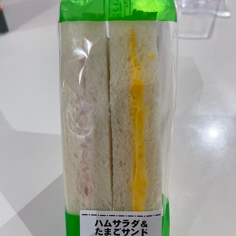 ハムサラダ＆たまごサンド(セキ薬局 若葉店)