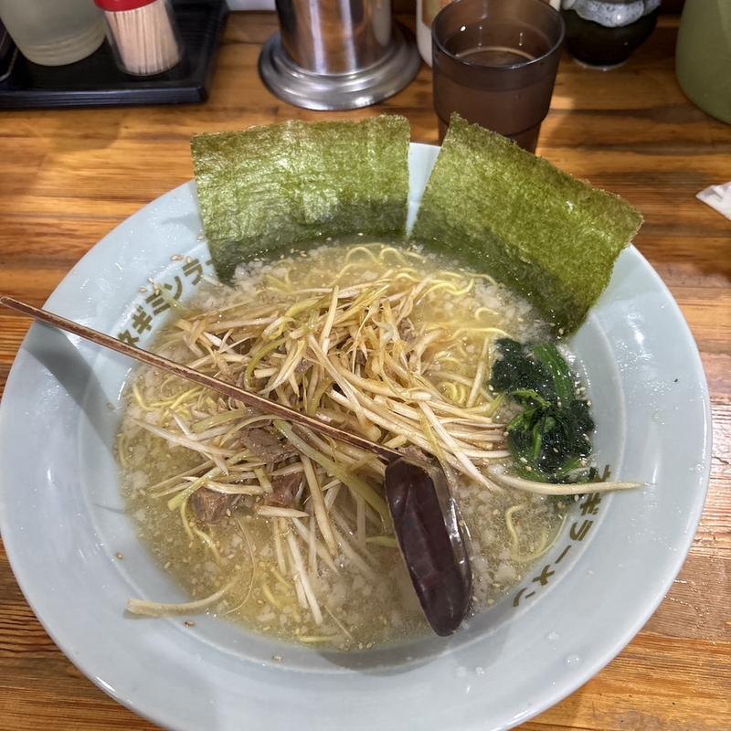 塩ネギラーメン(ラーメンショップ椿 上彦川戸店)