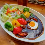 彩野菜の黒カレー