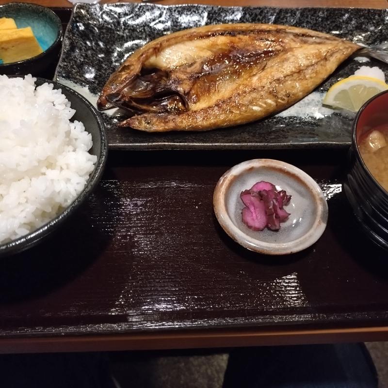 大サバの塩焼き定食(ひなの家本店)