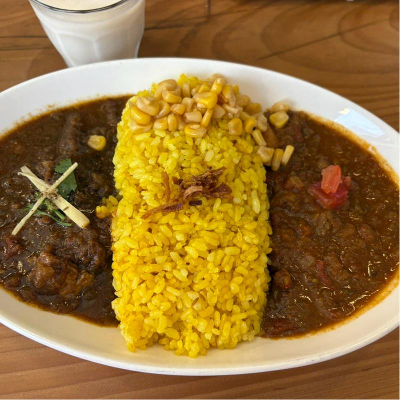 ランチタイムダブルカリー(レインボウスパイス マサラストール)