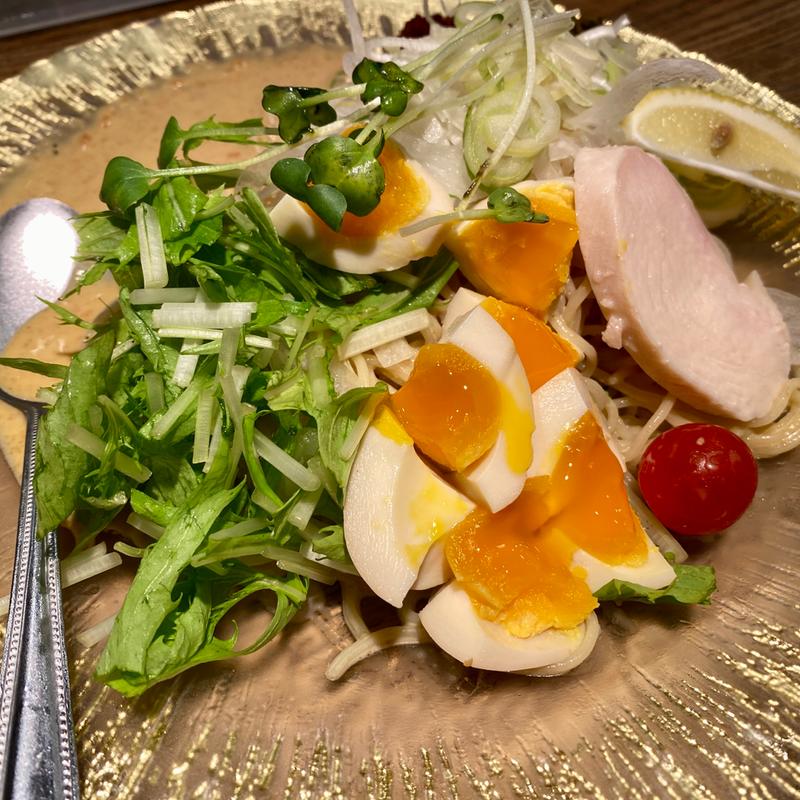 冷やし中華(鶏そば十番１５６ 麻布十番本店)