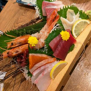 ゲタ盛り（刺身6点盛り）