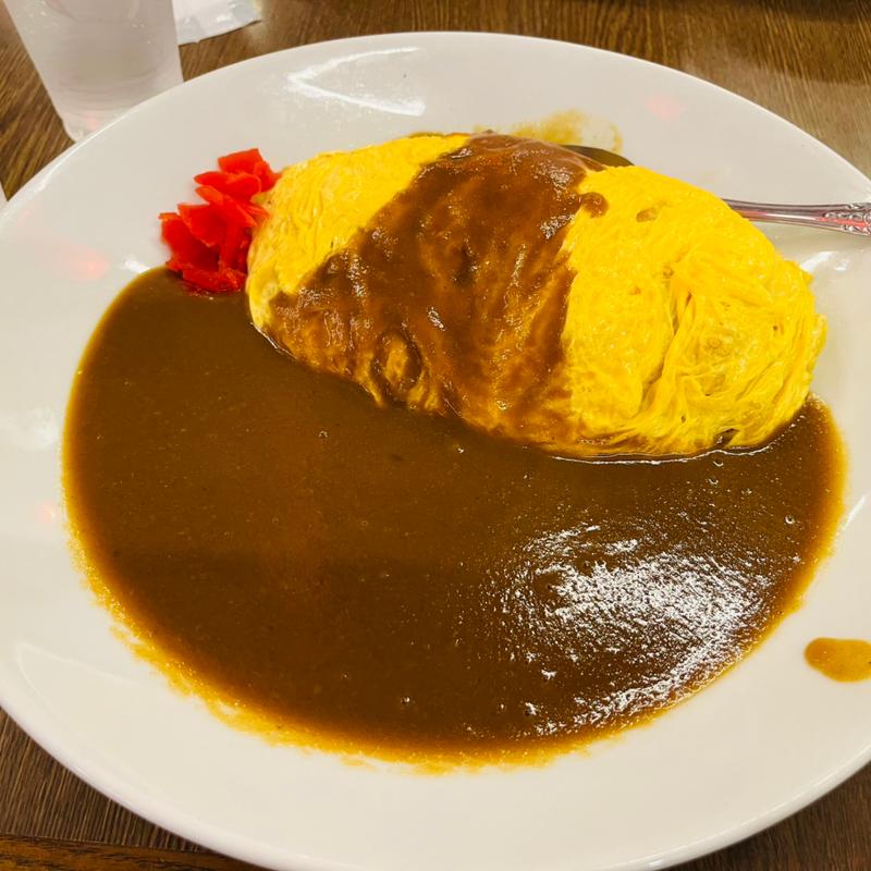 オムライスカレー(うまか横丁)