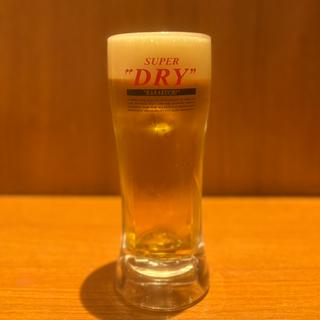 生ビール(中)(お好み焼き 鉄板焼き メッセ熊子)