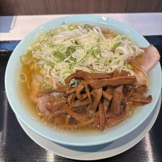 ネギ中華そば+メンマ(ニューともちんラーメン 川崎駅前店)