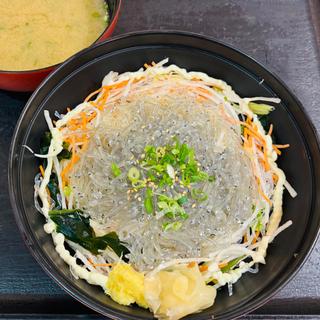 生しらす丼