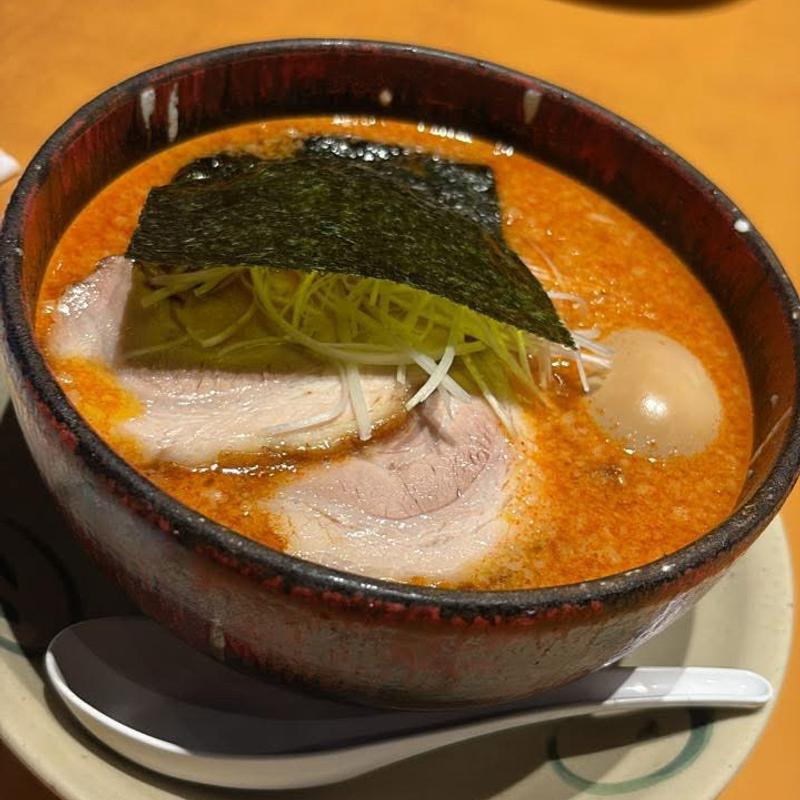 豚辛そば(らーめん大地)