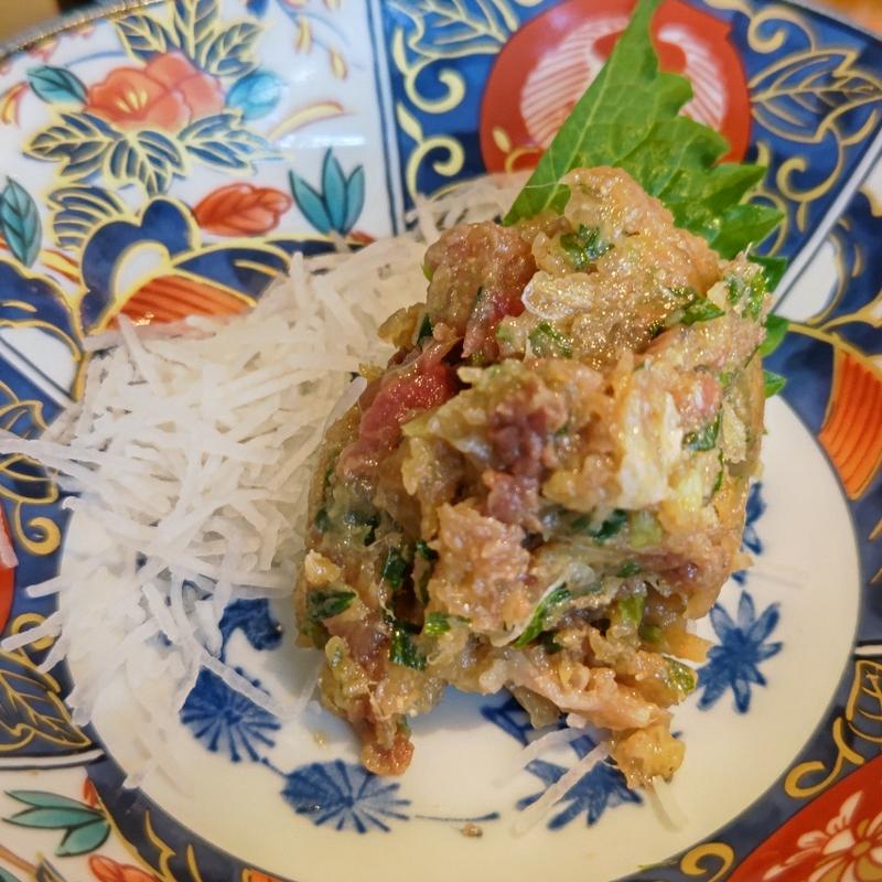 鮮魚のなめろう(焼売のジョー野毛店)