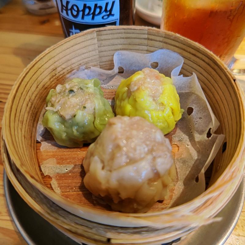 焼売3種盛り(焼売のジョー野毛店)