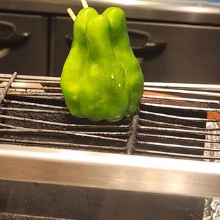 丸焼きピーマン
