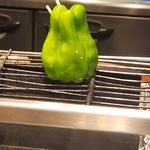 丸焼きピーマン
