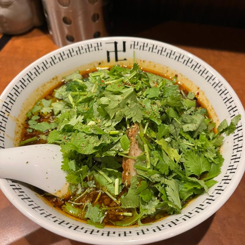 スパイス・ダブルパクチーラー麺(卍力秋葉原店)